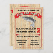 Rustikales Party-Poster Einladung (Vorne/Hinten)