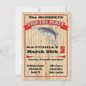 Rustikales Party-Poster Einladung (Vorderseite)