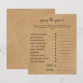 Rustikales Party | Price Guess Game