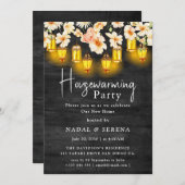 Rustikales Party Zuhause Sweet Zuhause Einladung (Vorne/Hinten)