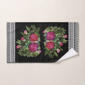 Rustikales Patchwork Badhandtuch Set (Handtuch)