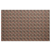 Rustikales Patchwork | Folk Art Herbst Quilt Muste Stoff (Yard (91,4 cm))