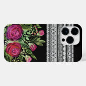 Rustikales Patchwork iPhone Hülle (Rückseite (Horizontal))