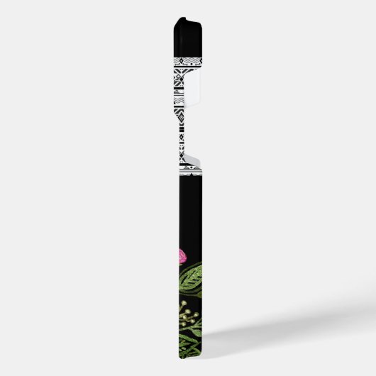 Rustikales Patchwork iPhone Hülle (Linke Seite)