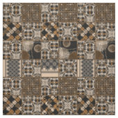 Rustikales Patchwork-Muster Stoff (Muster)