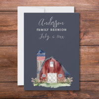 Rustikales Patriotic Family Wiedersehen