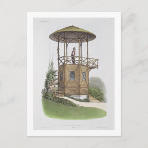 Rustikales Pavillon in Marcilly, von "Habitations Postkarte