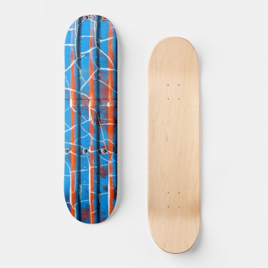 Rustikales Peeling Skateboard (Vorderseite)