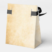 Rustikales Pergament Vintag Geschenkschachtel (Rückseite)