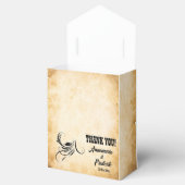 Rustikales Pergament Vintag Geschenkschachtel (Geöffnet)