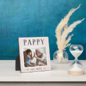 Rustikales Personalisiert Pappy Grandpa Foto Fotoplatte (InSitu)