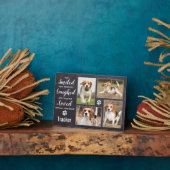 Rustikales Pet-Memorial Keepake Foto Collage Fotoplatte (Seite)