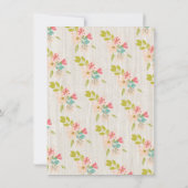 Rustikales Pferd Geburtstagsparty Einladung (Rückseite)