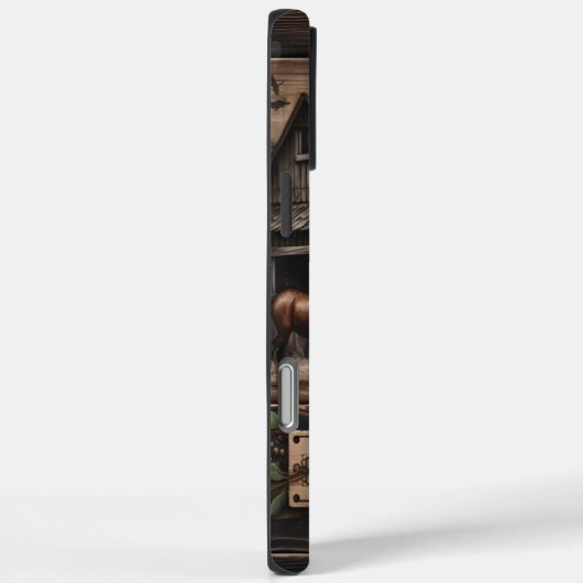 Rustikales Pferdezuchtzeichen Case-Mate iPhone Hülle (Rückseite / Rechts)