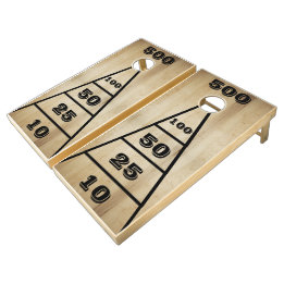 Rustikales Pine Numbere Bean Bag Targets Cornhole 