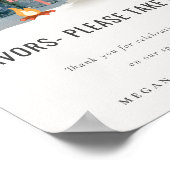 Rustikales Pine Woods Camping bevorzugt Kinderdusc Poster (Ecke)