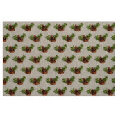 Rustikales Pinecones und Niederlassungen Stoff (Fat Quarter (45,7 x 55,9 cm))