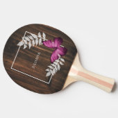 Rustikales Pingpong Paddel Tischtennis Schläger (Seitenansicht)