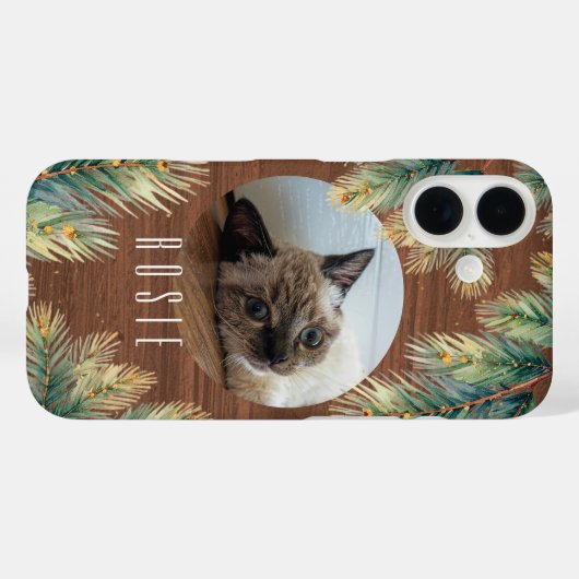 Rustikales Pinienholz Case-Mate iPhone Hülle (Rückseite (Horizontal))