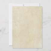 Rustikales Pink Cowgirl Babydusche Mädchen Einladung (Rückseite)