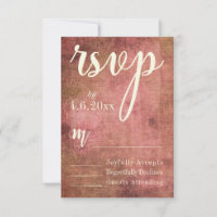 Rustikales Pink und Burlap Vintage Typografie UAWG