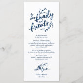 Rustikales Place Setting Dinner Party Danke Karte (Vorderseite)