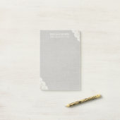 Rustikales Post-it Klebezettel (Auf Schreibtisch)