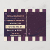 Rustikales Poster: Der Traum von Eggplant Save the Ankündigungspostkarte (Rückseite)