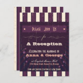 Rustikales Poster: Nur Empfang zum Träumen von Egg Einladung (Vorne/Hinten)