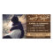 Rustikales Poster: Save the Date Creme & Brown Cus