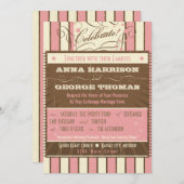 Rustikales Poster: Strohberry Mousse Custom Weddin Einladung (Vorne/Hinten)