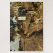 Rustikales Postfach auf einer Landstraße Puzzle (Vertikal)