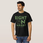 Rustikales Präzisionsgewehr-Zielschießen T-Shirt (Vorne ganz)
