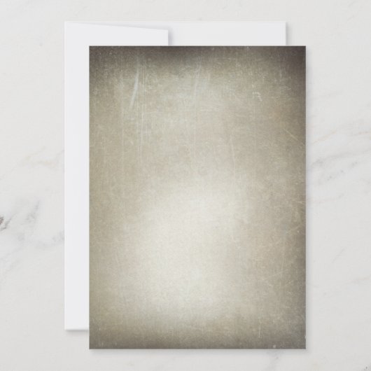 Rustikales Probe-Dinner Einladung (Rückseite)