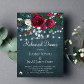 Rustikales Probe-Dinner Einladung