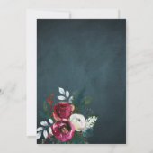 Rustikales Probe-Dinner Einladung (Rückseite)