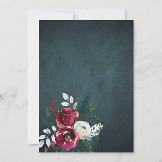 Rustikales Probe-Dinner Einladung (Rückseite)