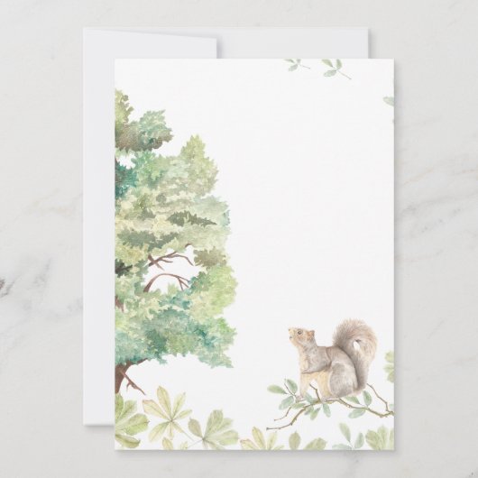 Rustikales Probe-Dinner Einladung (Rückseite)