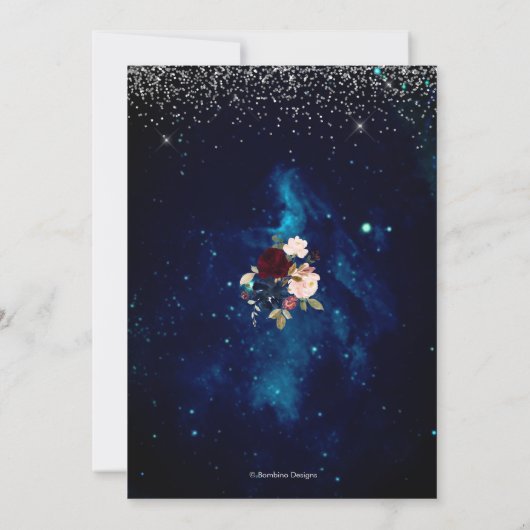 Rustikales Probe Dinner Mason Jars Lichtstrände Einladung (Rückseite)