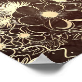 Rustikales Probe Dinner Willkommenszeichen Poster (Ecke)