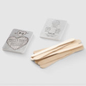 Rustikales Programm zur Hochzeit von Barks Fächer (Non-assembled)