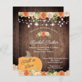 Rustikales Pumpkin & Lights Fall Brautparty laden  (Vorne/Hinten)