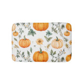 Rustikales Pumpkin-Muster Badematte (Vorderseite)