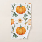 Rustikales Pumpkin-Muster Badhandtuch Set (Handtuch)