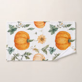 Rustikales Pumpkin-Muster Badhandtuch Set (Handtuch)