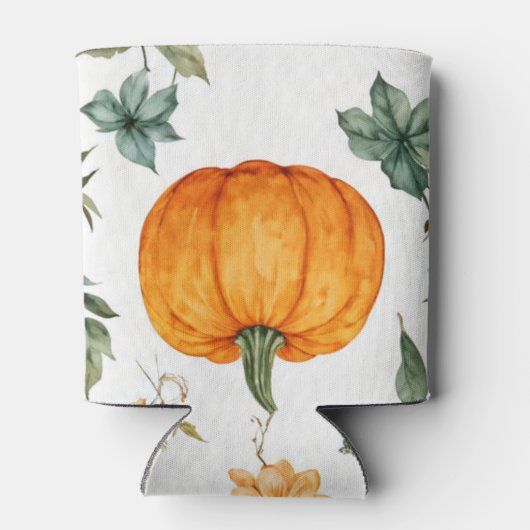 Rustikales Pumpkin-Muster Dosenkühler (Rückseite)