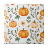 Rustikales Pumpkin-Muster Fliese (Vorderseite)
