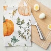 Rustikales Pumpkin-Muster Geschirrtuch (Viertel Falte)