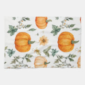 Rustikales Pumpkin-Muster Geschirrtuch (Horizontal)