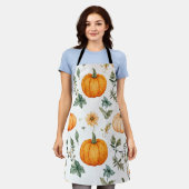 Rustikales Pumpkin-Muster Schürze (Getragen)